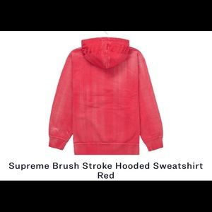 supreme brush stroke hoodie